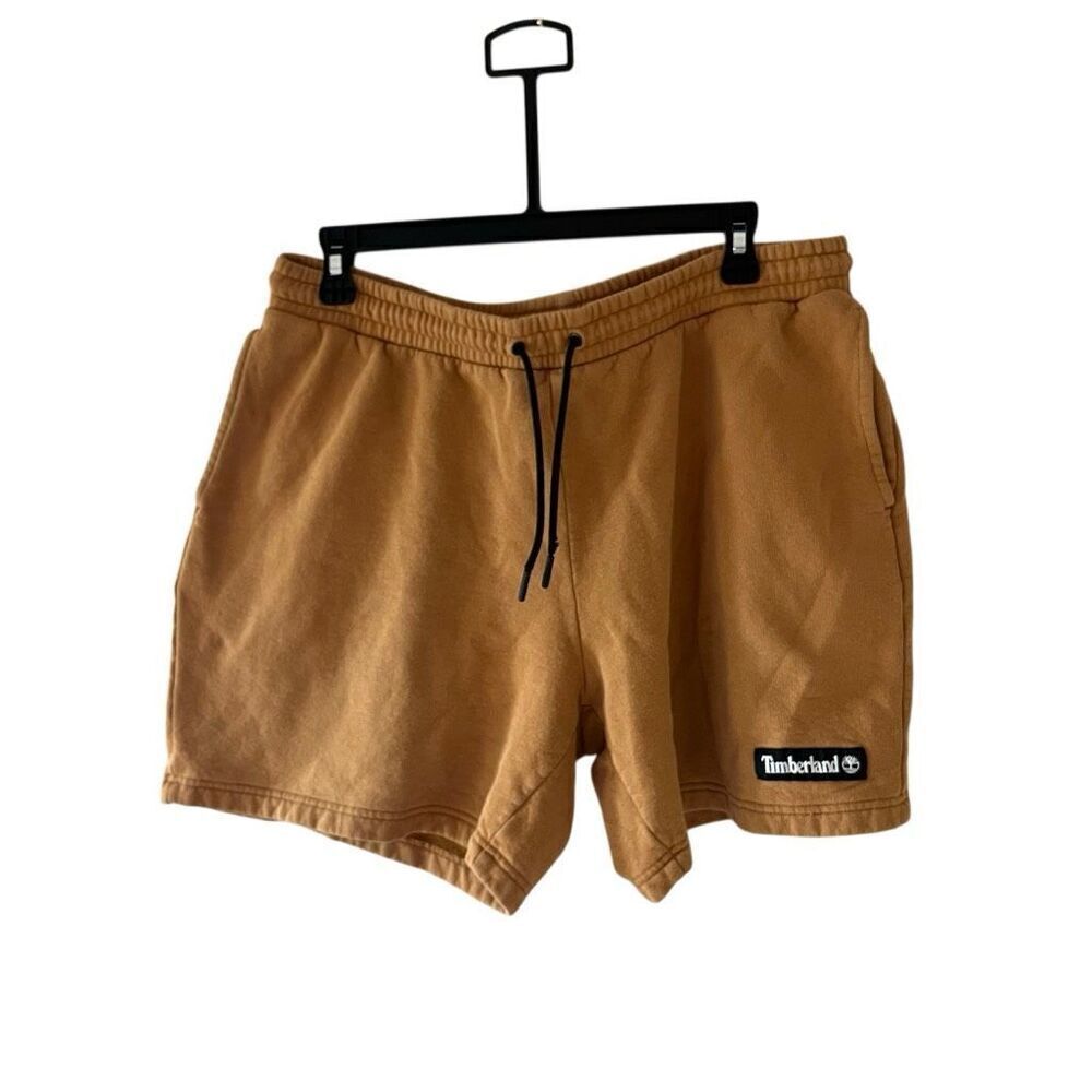 Timberland men’s woven fleece badge sweatshorts size Large